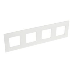 LEGRAND - Valena Next plaque 4 postes hor/vert entraxe 71mm blanc - 741104