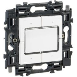 LEGRAND - Valena Next poussoir 4 boutons compacte appareil complet blanc à griffes - 741553