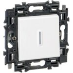 LEGRAND - Valena Next poussoir à voyant 6A appareil complet blanc à griffes - 741548