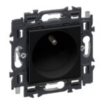 LEGRAND - Valena Next prise 2P+T 16A appareil complet noir à griffes - 741720