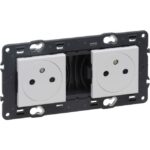LEGRAND - Valena Next prise 2x2P+T affl. blanc mat - 741912