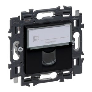 LEGRAND - Valena Next prise RJ45 cat6 UTP appareil complet noir à griffes - 741770