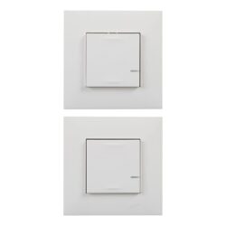 LEGRAND - Valena Next with Netatmo - Kit prêt à poser avec Inter + commande RF Blanc - 741822