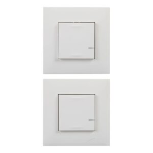 LEGRAND - Valena Next with Netatmo - Kit prêt à poser avec Inter + commande RF Blanc - 741822