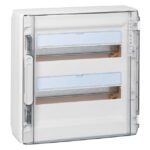LEGRAND - XL³125 coffret app.2 rangées 36mod porte transparente - 401642