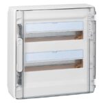 LEGRAND - XL³125 coffret app.2 rangées 36mod porte transparente - 401642