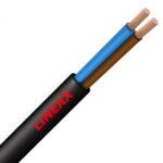 LINEAX - H07RN-F câble caoutchouc souple Nexans 750V Eca AD6 noir 2X1
