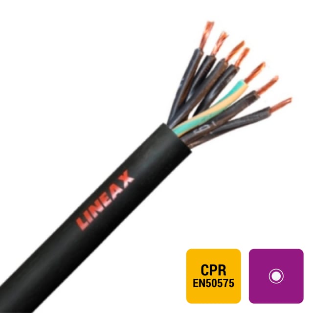 LINEAX - H07RN-F câble caoutchouc souple multi Nexans 750V Eca AD6 noir 7G1 LINEAX - H07RN-F câble caoutchouc souple multi Nexans 750V Eca AD6 noir 7G1