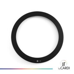 LIT by Cardi - Ava anneau noir mat