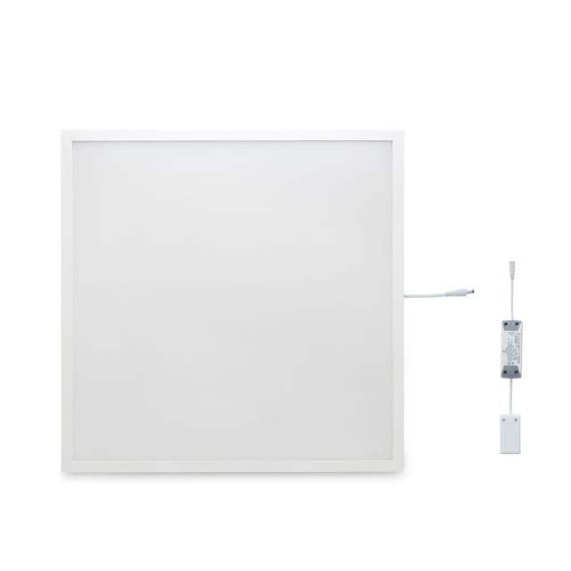 Dalle LED encastrable LIT by Cardi PALMA+ Dalle LED carrée 595x595 blanc avec driver séparé pour encastrement