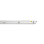 Réglette LED étanche 120 cm 36W 4000K IP65 IK08 avec diffuseur blanc et clips de fixation