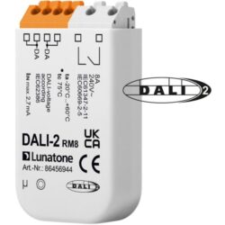 Détails visibles de Relais DALI-2 normalement ouvert 8A encastrable pour Modules d’éclairage connecté