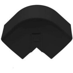 Coude extérieur 90 degrés noir pour goulotte ClimClick 110 mm