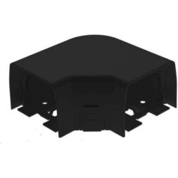 Linum - CLIMCLICK Coude plat 110mm 90° noir - ADP-6623-020