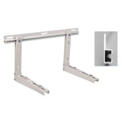 Console murale acier laqué pour chemins de câbles capacité 60 plus 60 kg