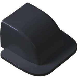 Linum - OPTIMALDUCT Cache mural angle 110x75mm noir - ADP-2610-020