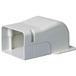 Linum - SPEEDIDUCT Cache mural avec angle 105mm ivoor (pr/pc) = WC.105 - ADP-1510-013