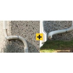 Linum - SPEEDIDUCT - KIT DE CONNEXION SOUPLE 105mm blanc ADP-1550-010 - ADP-1550-010