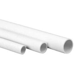 Tube rigide PVC blanc Ø20 mm pour évacuation des condensats