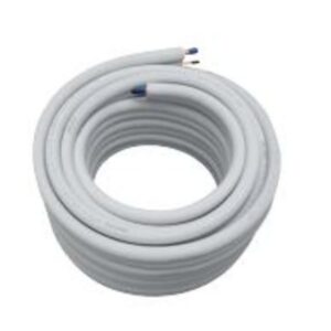 Linum - Tuyau de refroidissement isolé cuivre 1/4 +3/8 rouleau 20m B-S1-D0 - CIN-2202-000