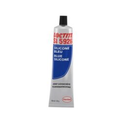 Joint d'étanchéité silicone bleu 5926 260°C, configuration visible