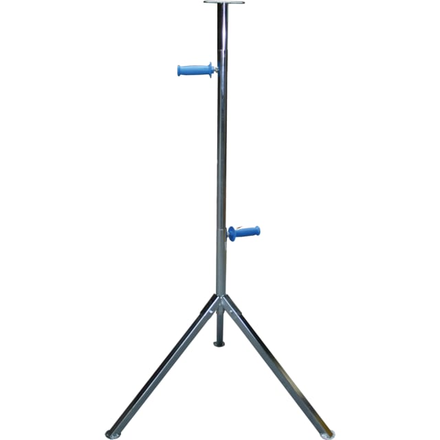Trépied éclairage chantier LumX LM 0225E Trépied réglable en acier pour éclairage de chantier 105 à 275 cm avec pieds renforcés