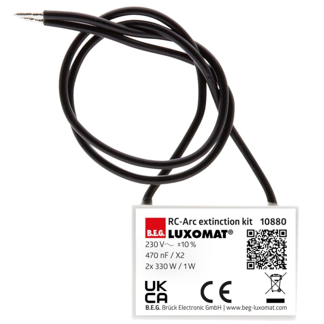 Luxomat - RC-Filtre Anti-Arc boîtier en plastique - 10880 Luxomat - RC-Filtre Anti-Arc boîtier en plastique - 10880