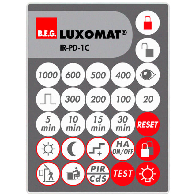 Luxomat - Télécommande infrarouge PD*-M-1C - 92520 Luxomat - Télécommande infrarouge PD*-M-1C - 92520