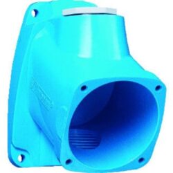Boîtier polyamide bleu 30D taille 1 M20, configuration visible
