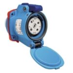 MARECHAL - DECONTACTOR DSN3 SOCLE POLY BLEU Size.2 IP66/67/69 3P+N+T 32A 440V AC - 6134017