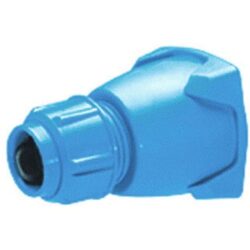 Détails visibles de Poignée droite poly bleue avec presse-étoupe 5-21 mm pour Accessoires CEE