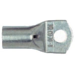 Cosse tubulaire cuivre 10 mm² borne 6 mm avec œillet et marquage CU10-6
