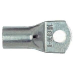 Cosse tubulaire cuivre 95 70 mm² borne 10 mm avec œillet circulaire