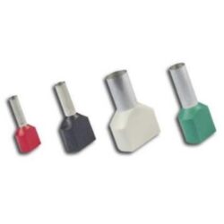 Détails visibles de Embout de câblage double préisolé 2 x 10 mm² rouge pour Embouts de câblage