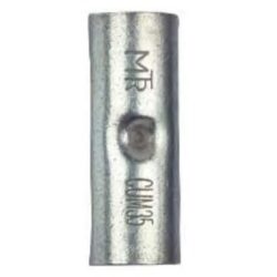 MECATRACTION - Manchon de jonction cuivre de 10mm² - Longueur 25mm norme IEC 1238-1 - CUM10