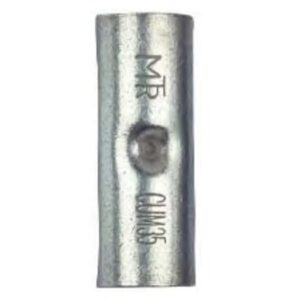 Manchon de jonction cuivre argenté 10 mm² 25 mm pour raccordement électrique