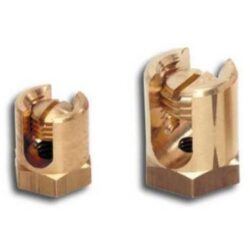 Serre fils en laiton brut M6 pour câbles 4 à 6 mm