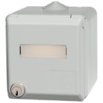 MENNEKES - CEPEX PRISE MURALE 1NF RAL7035 IP44 - M4920