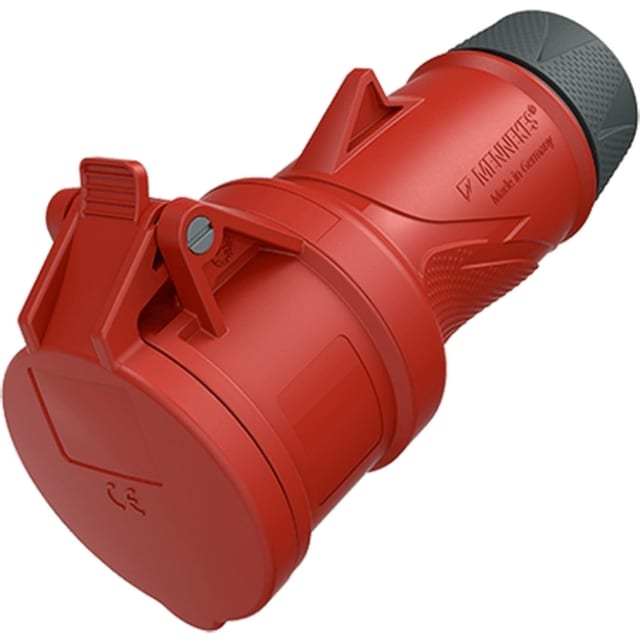 MENNEKES - COUPLEUR PWTXTR 32A4P6H400V ROUGE IP54 - M14516 MENNEKES - COUPLEUR PWTXTR 32A4P6H400V ROUGE IP54 - M14516