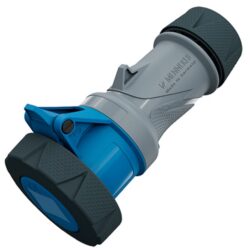 Détails visibles de Coupleur CEE 16A 3P 230V bleu IP69 PowerTOP Xtra R pour Coupleur CEE