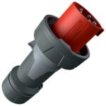 MENNEKES - FICHE 125A 5P 6H400V ROUGE IP67 NICL - M13225