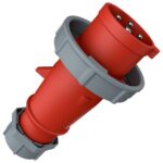MENNEKES - FICHE AM-TOP 32A 4P 3H 440V ROUGE IP67 - M2175B