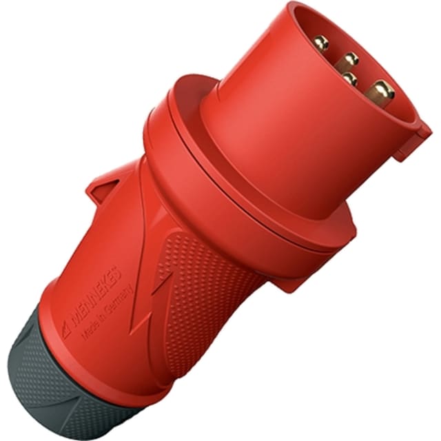 MENNEKES - FICHE PWTXTR 16A4P6H400V ROUGE IP54 - M13506 MENNEKES - FICHE PWTXTR 16A4P6H400V ROUGE IP54 - M13506