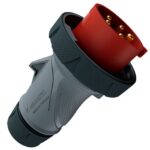MENNEKES - FICHE PWTXTR 16A5P6H400V ROUGE IP69 - M13624