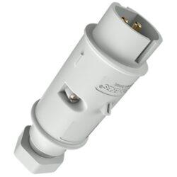 MENNEKES - Fiche 16A 2P 10H 40-50V gris IP44