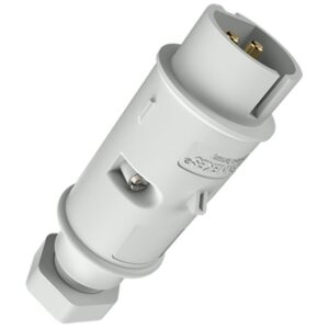 MENNEKES - Fiche 16A 2P 10H 40-50V gris IP44