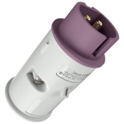 MENNEKES - Fiche 16A 2P 20-25V violet IP44