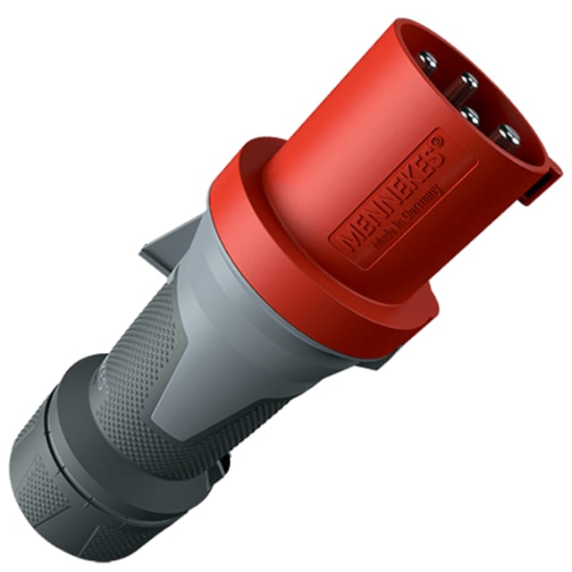 MENNEKES - Fiche PowerTOP Xtra 63A 4P 400V rouge - M13106 MENNEKES - Fiche PowerTOP Xtra 63A 4P 400V rouge - M13106