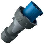 MENNEKES - Fiche PowerTOP Xtra 63A 4P 9H 230V bleu IP67 - M13205