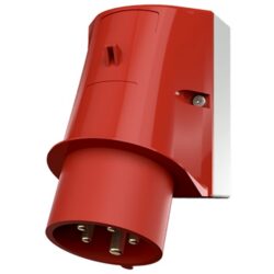 Détails visibles de Fiche inverseur de phase 32A 5P 400V IP44 M2478 pour Fiches CEE